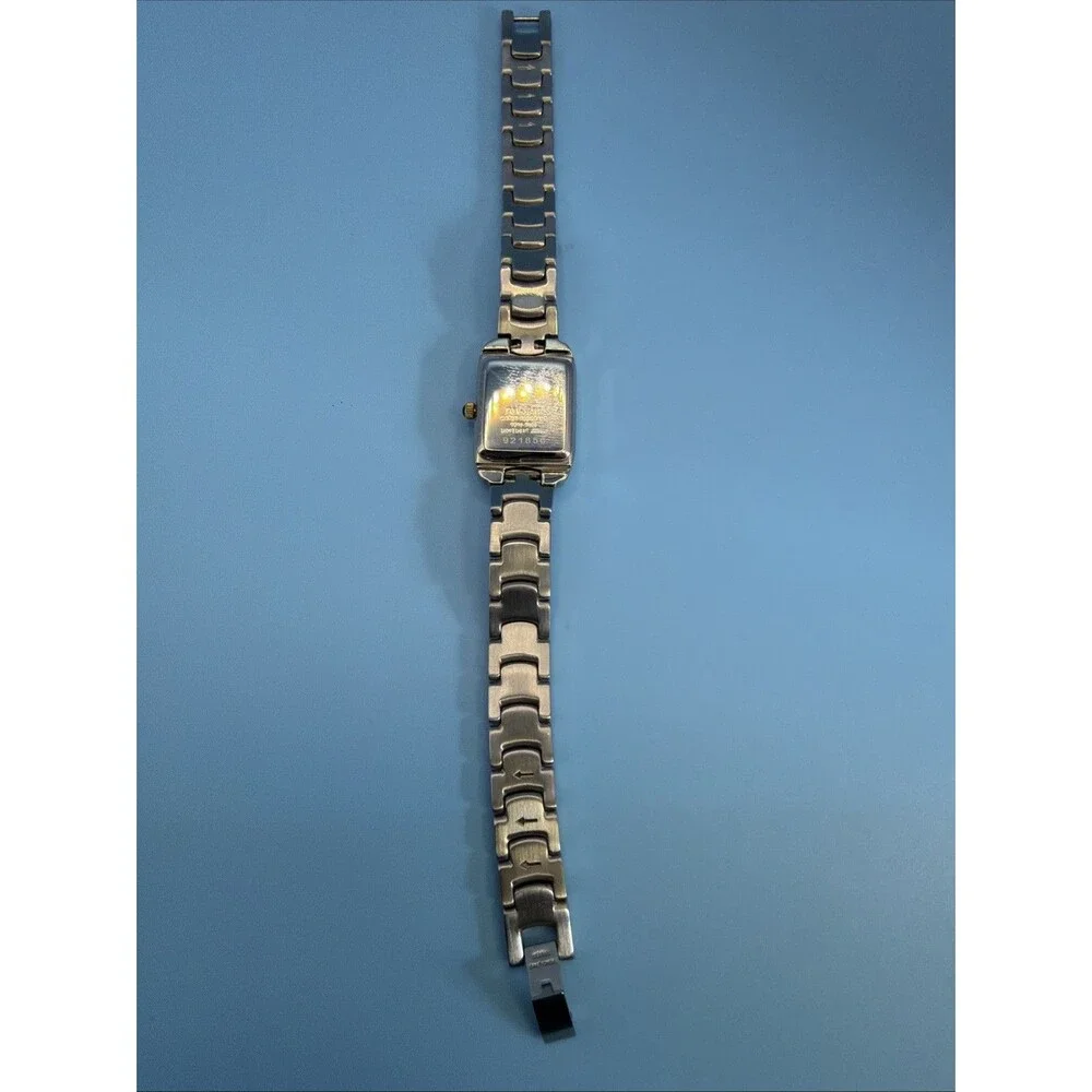Pulsar Stainless Steel Two-Tone Crystals Women's Watch -MOP Dial Beautiful